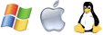 Skype funziona con la maggior parte dei sistemi: Windows, Mac OS X, Linux e Pocket PC